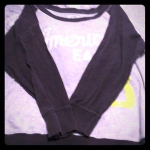 American eagle half sleeve shirt